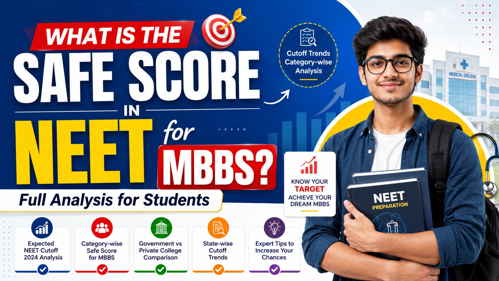 What Is the Safe Score in NEET for MBBS? Full Analysis for Students